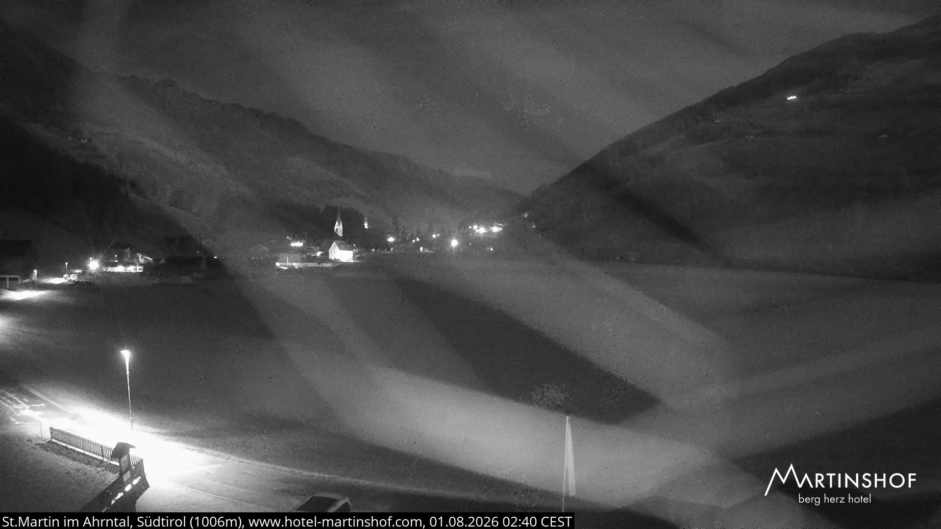 Archiv Foto Webcam Hotel Martinshof - St. Martin im Ahrntal