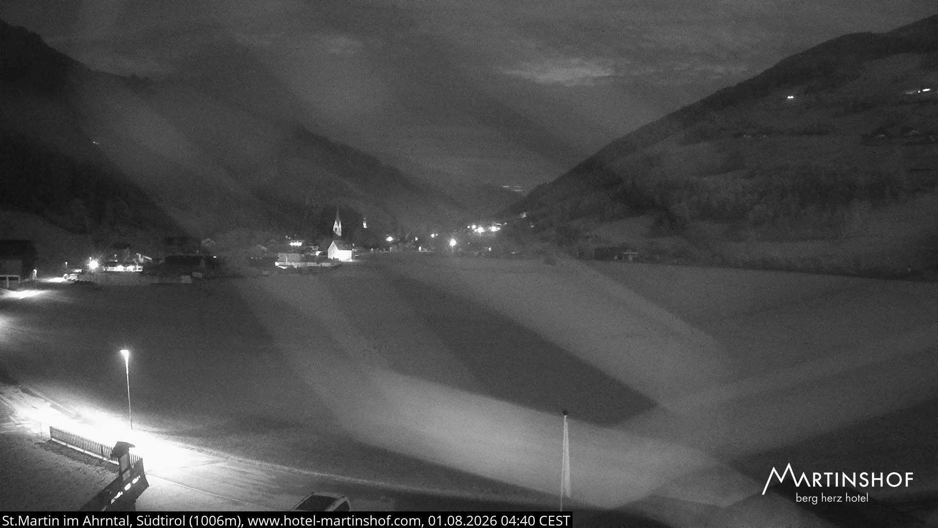 Archiv Foto Webcam Hotel Martinshof - St. Martin im Ahrntal