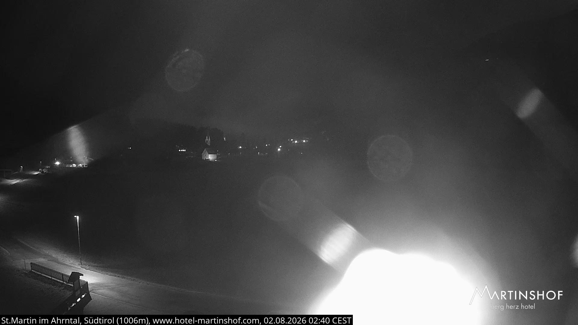Archived image Webcam Hotel Martinshof - St. Martin - South Tyrol