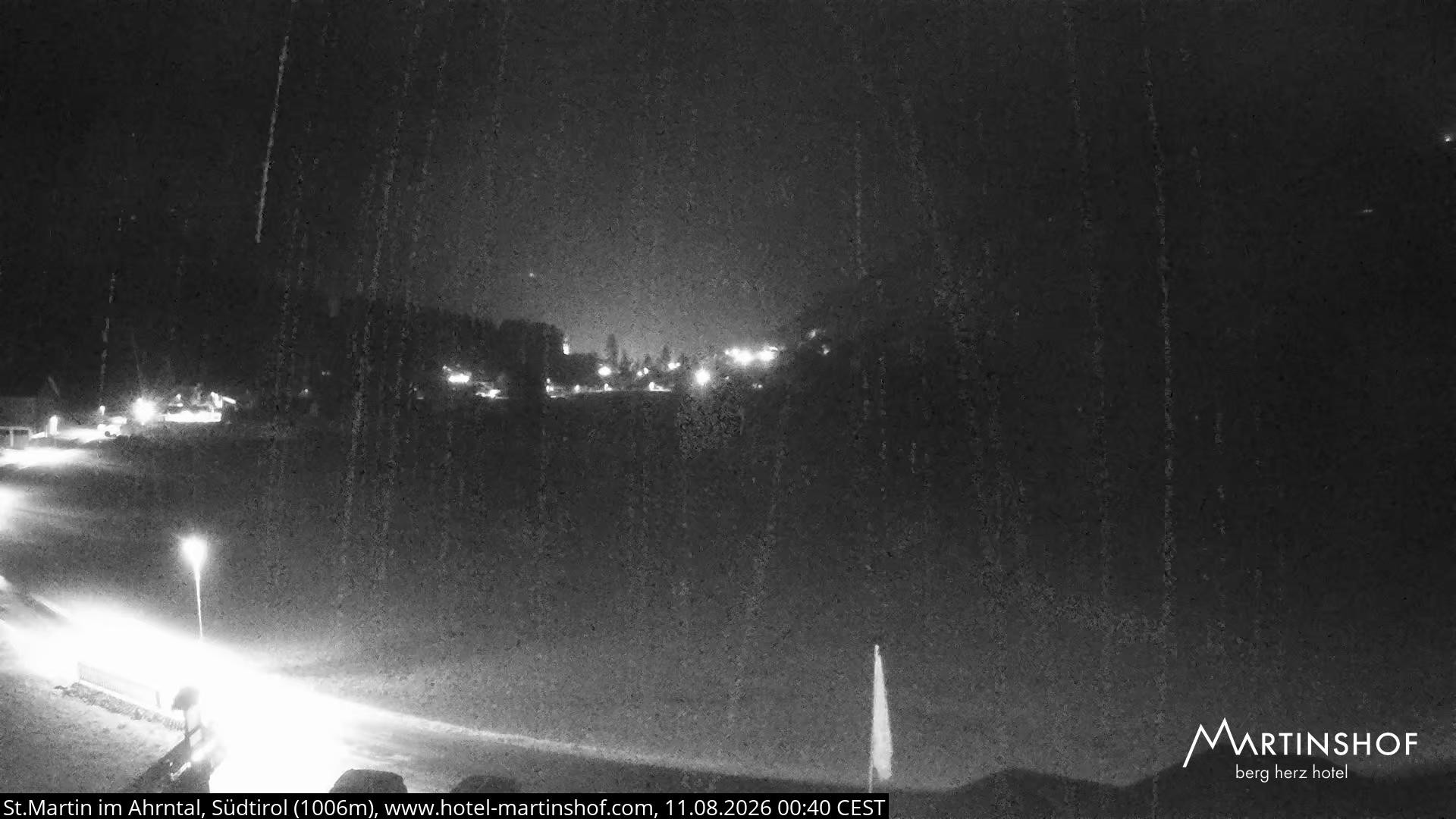 Archived image Webcam Hotel Martinshof - St. Martin - South Tyrol