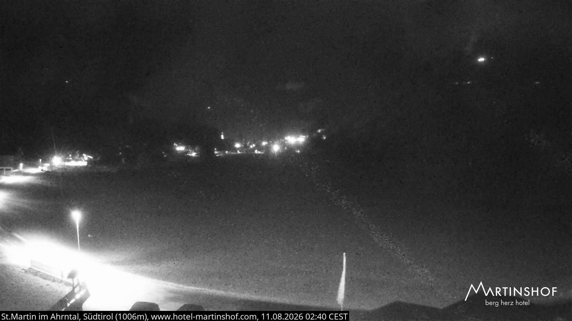 Archived image Webcam Hotel Martinshof - St. Martin - South Tyrol