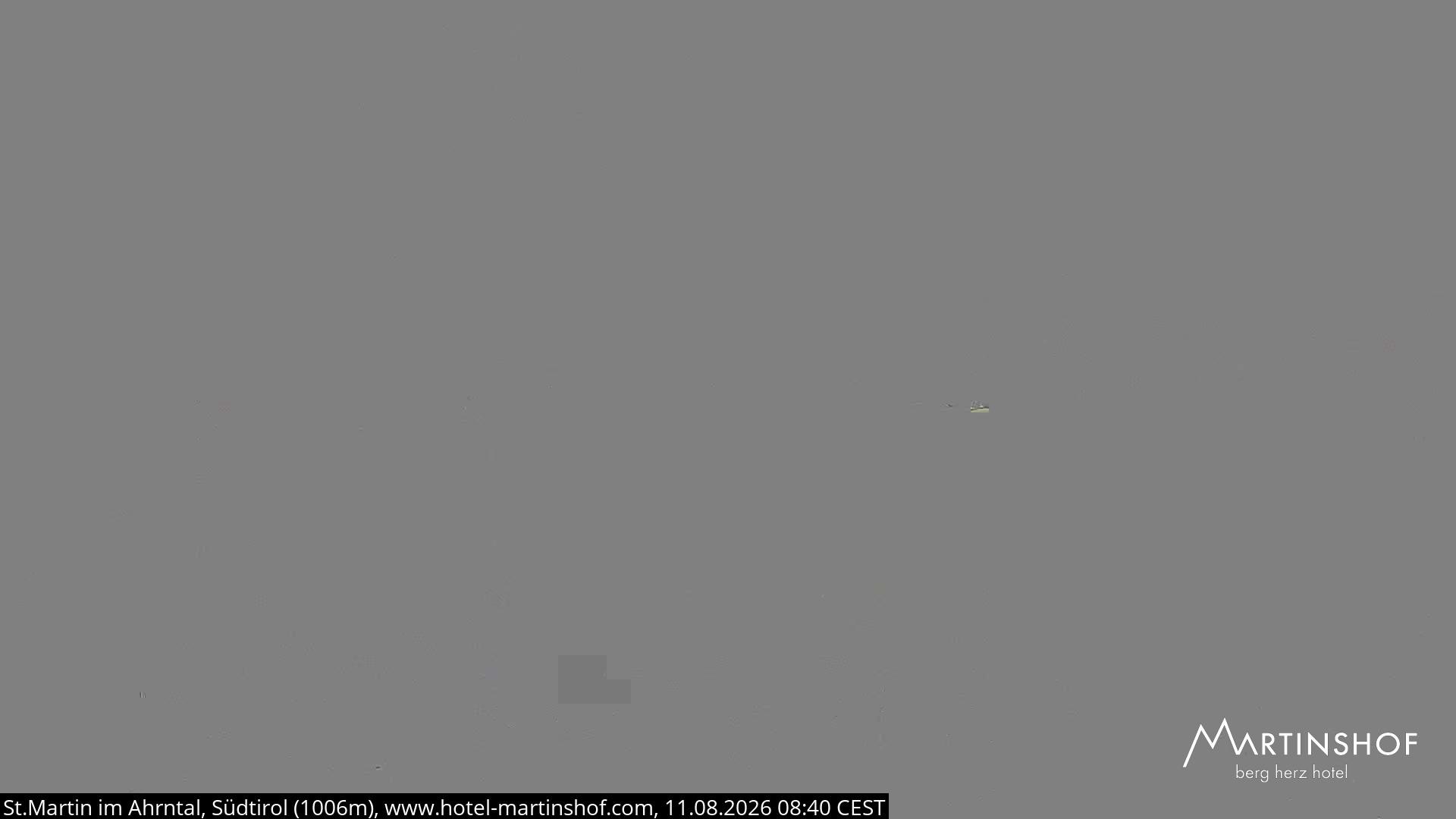 Archived image Webcam Hotel Martinshof - St. Martin - South Tyrol
