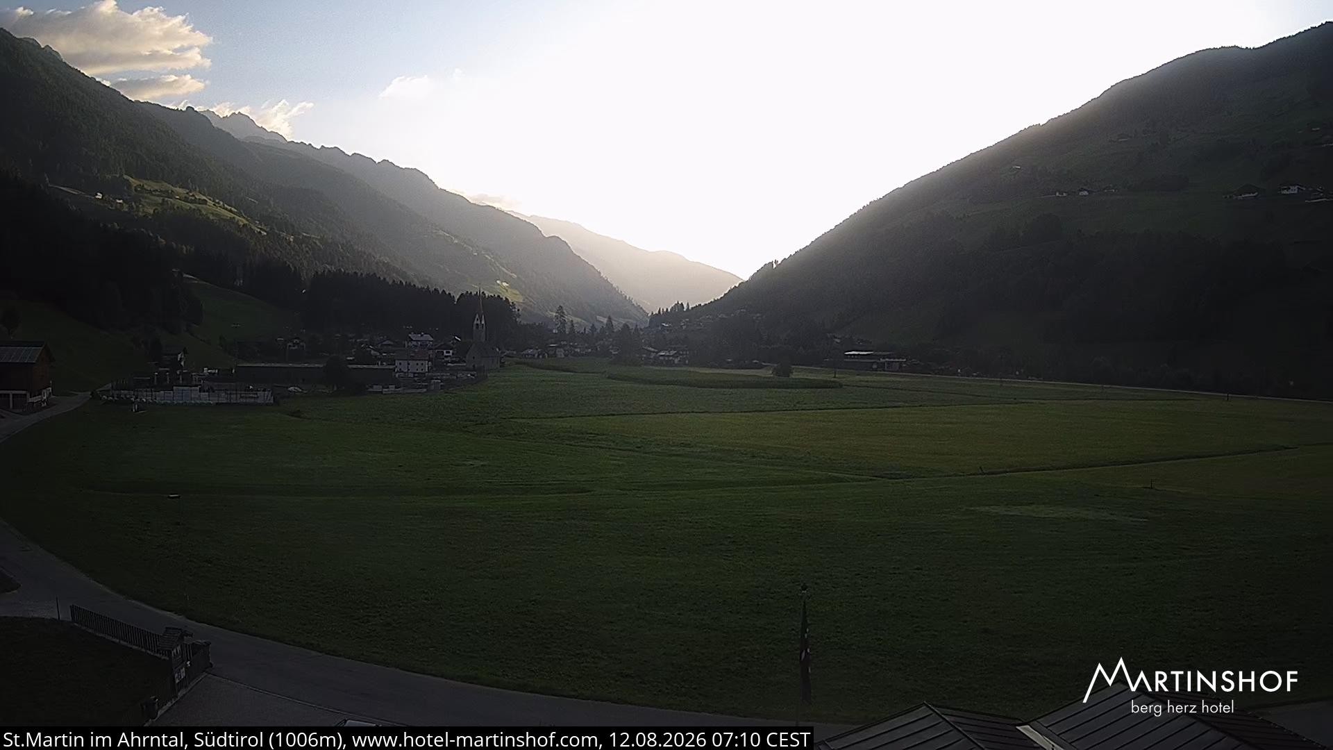 Archiv Foto Webcam Hotel Martinshof - St. Martin im Ahrntal