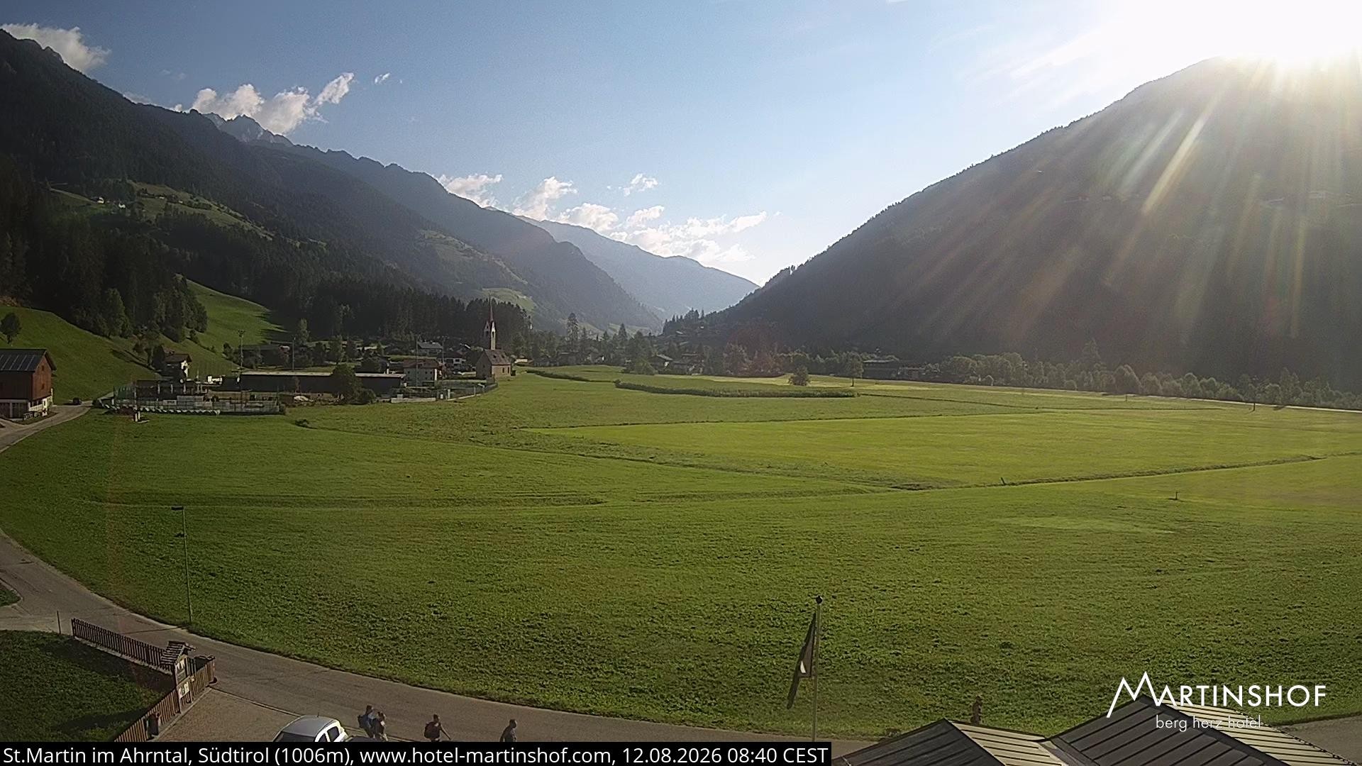 Archiv Foto Webcam Hotel Martinshof - St. Martin im Ahrntal