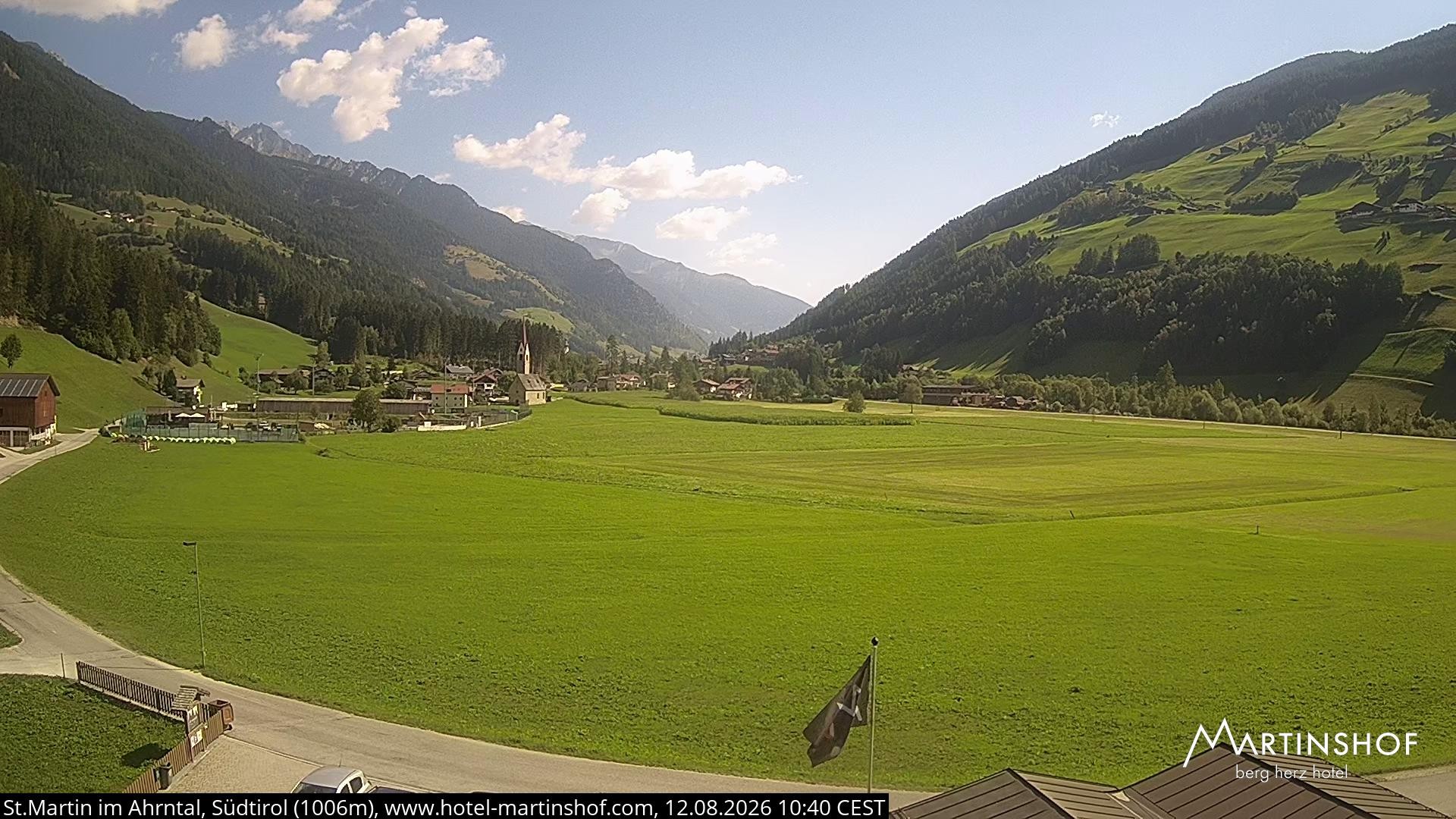 Archiv Foto Webcam Hotel Martinshof - St. Martin im Ahrntal