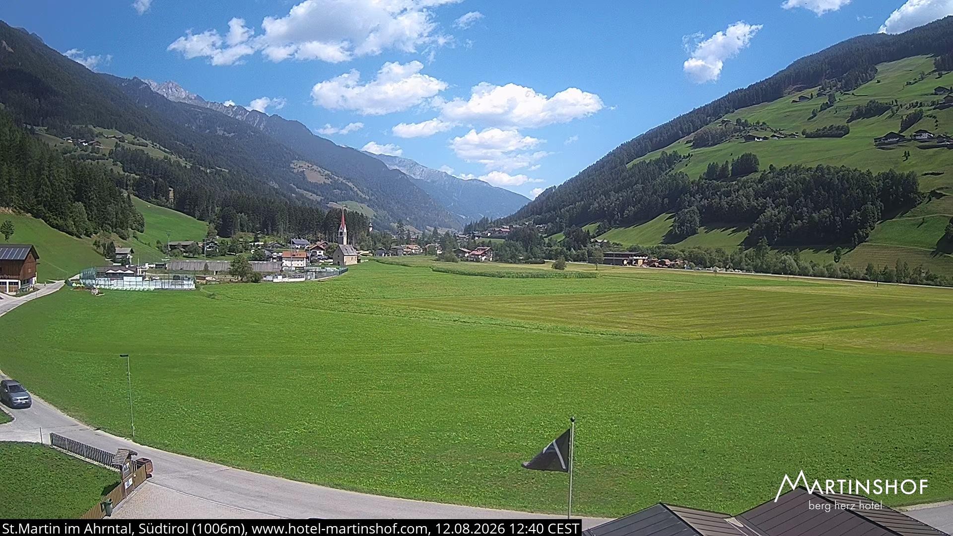 Archiv Foto Webcam Hotel Martinshof - St. Martin im Ahrntal