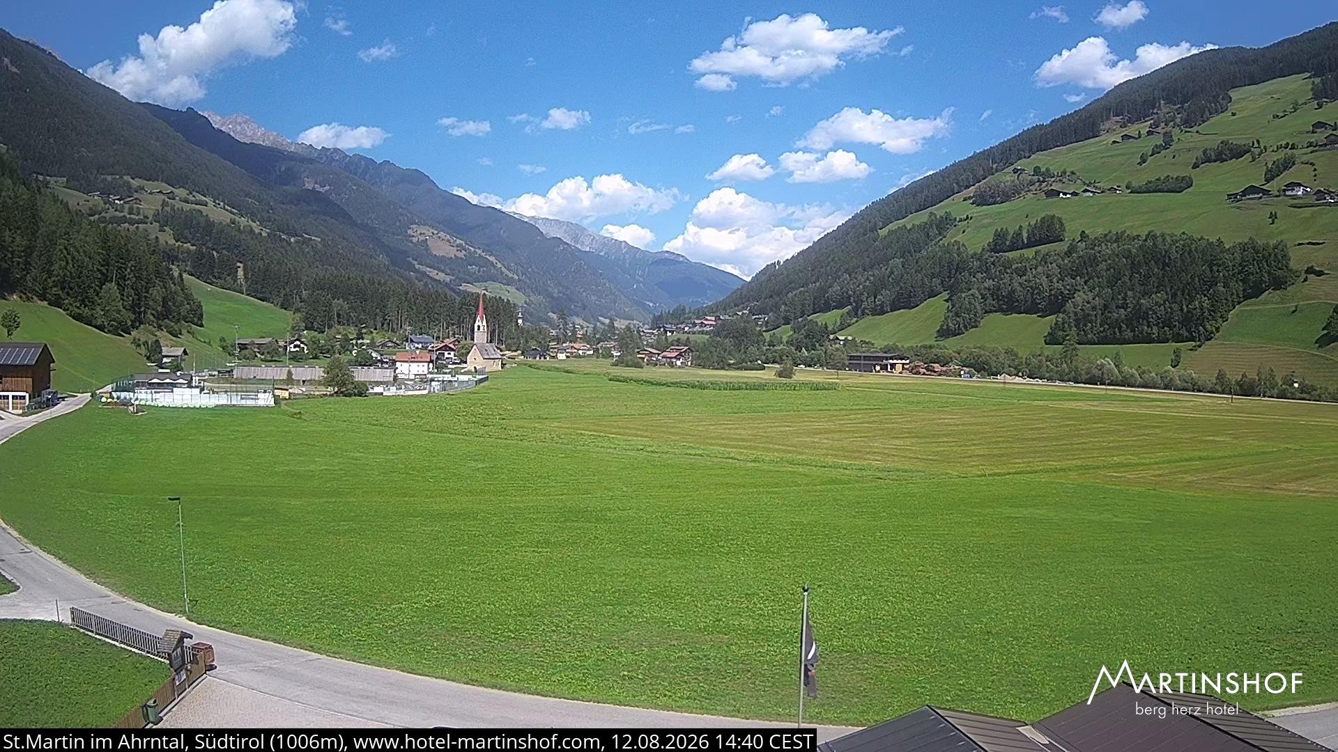 Archiv Foto Webcam Hotel Martinshof - St. Martin im Ahrntal