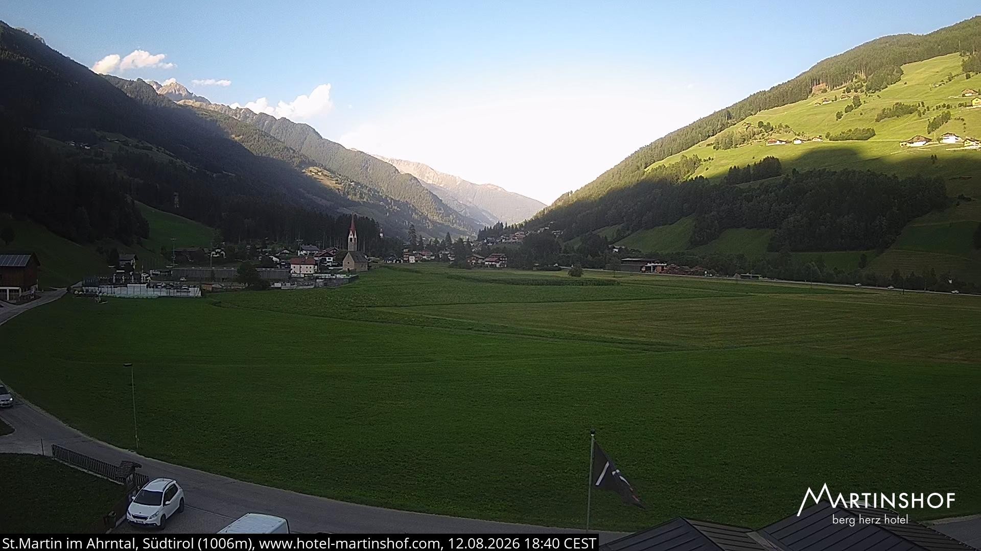 Archiv Foto Webcam Hotel Martinshof - St. Martin im Ahrntal