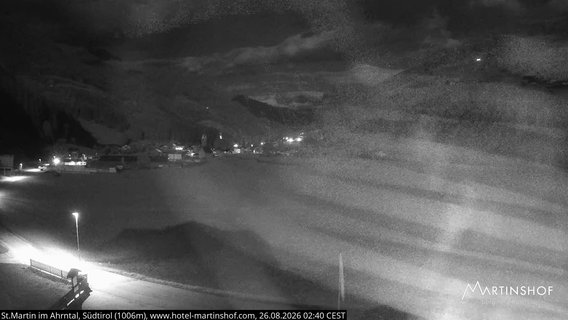 Archiv Foto Webcam Hotel Martinshof - St. Martin im Ahrntal