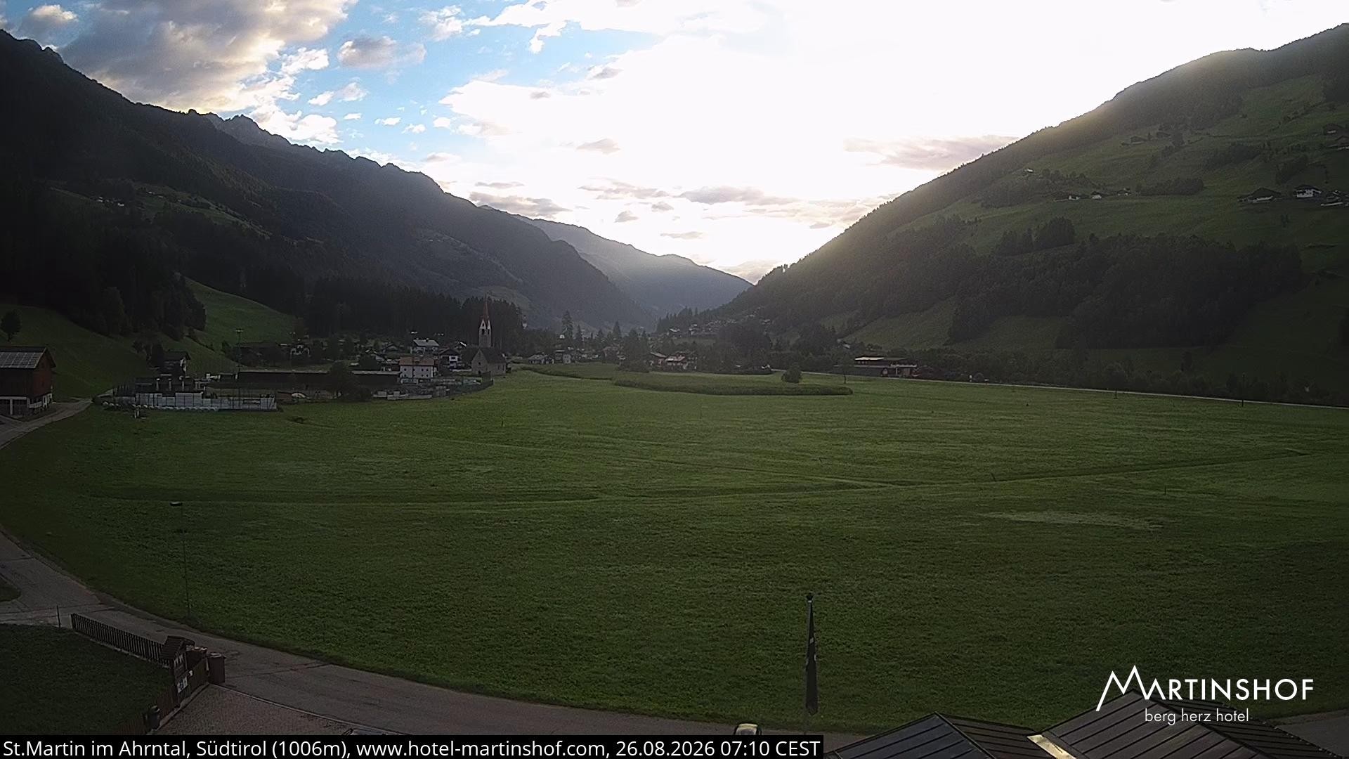 Archiv Foto Webcam Hotel Martinshof - St. Martin im Ahrntal