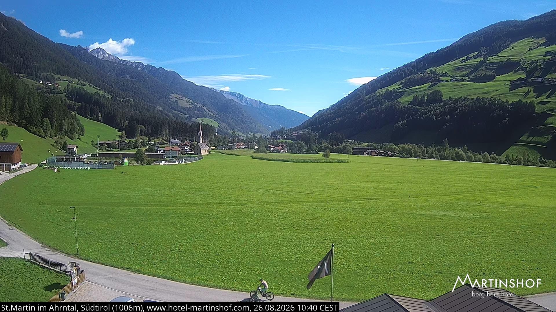 Archiv Foto Webcam Hotel Martinshof - St. Martin im Ahrntal