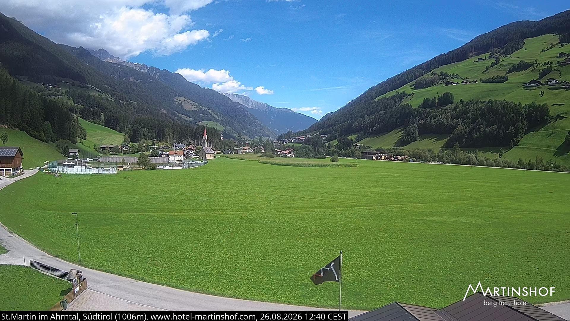 Archiv Foto Webcam Hotel Martinshof - St. Martin im Ahrntal