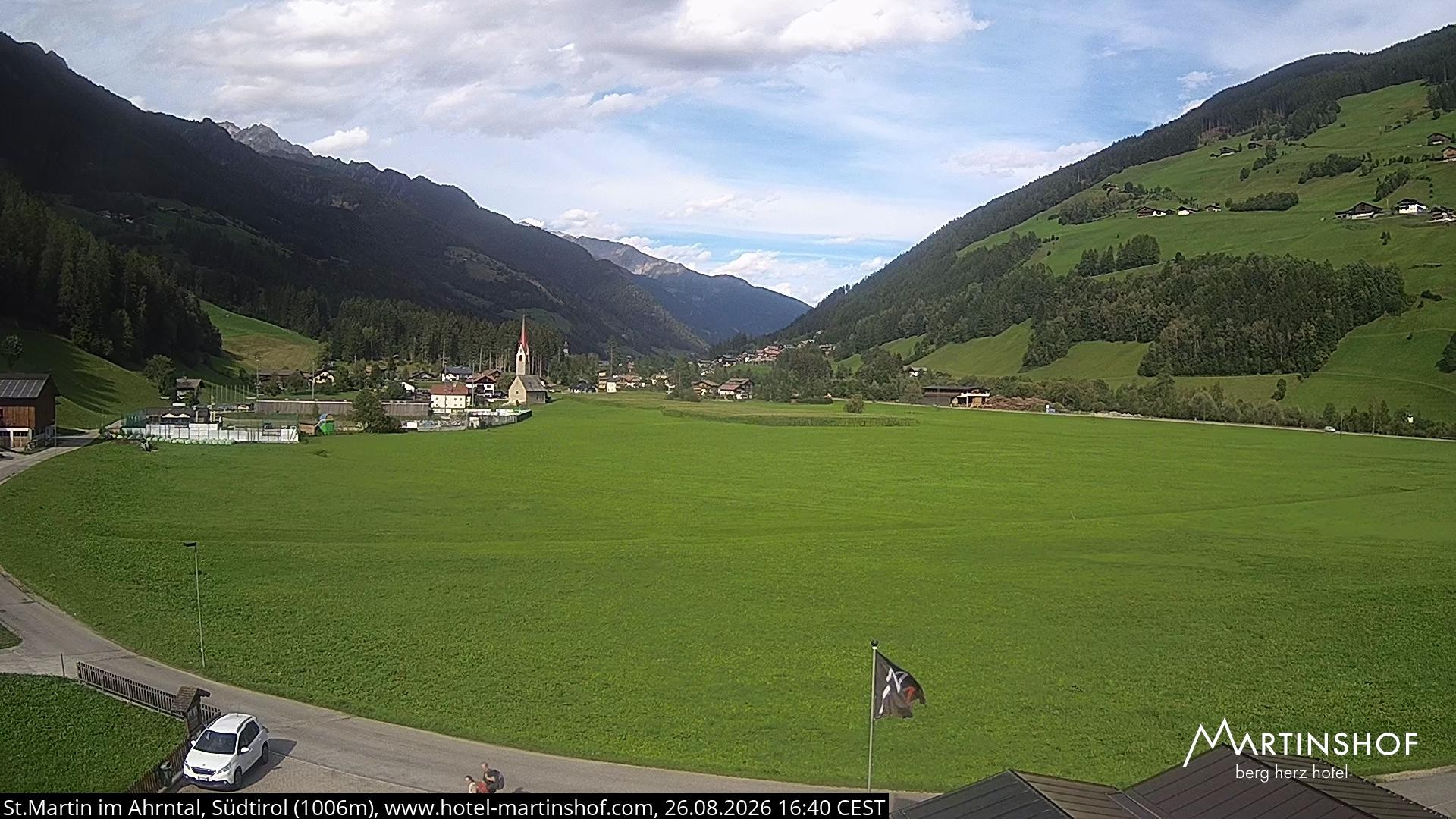 Archiv Foto Webcam Hotel Martinshof - St. Martin im Ahrntal