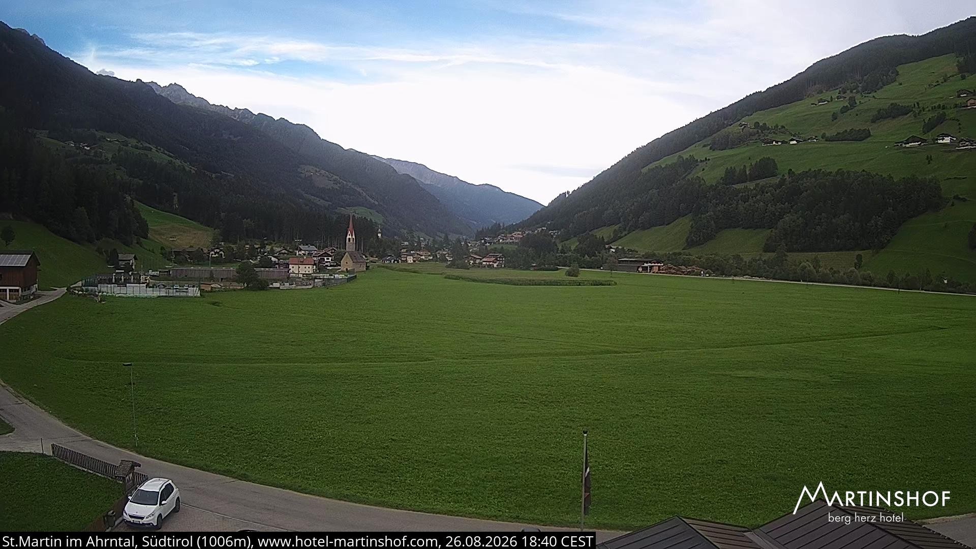 Archiv Foto Webcam Hotel Martinshof - St. Martin im Ahrntal