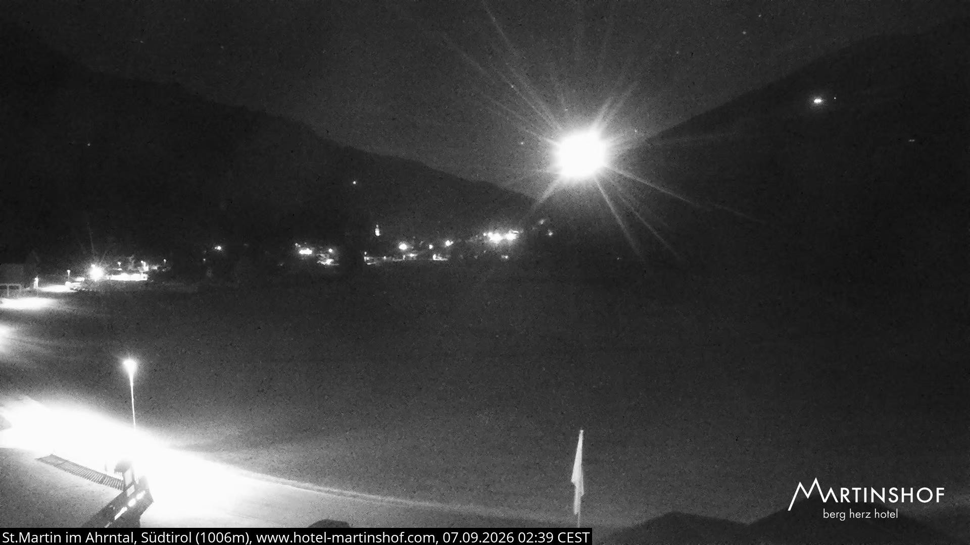 Archiv Foto Webcam Hotel Martinshof - St. Martin im Ahrntal