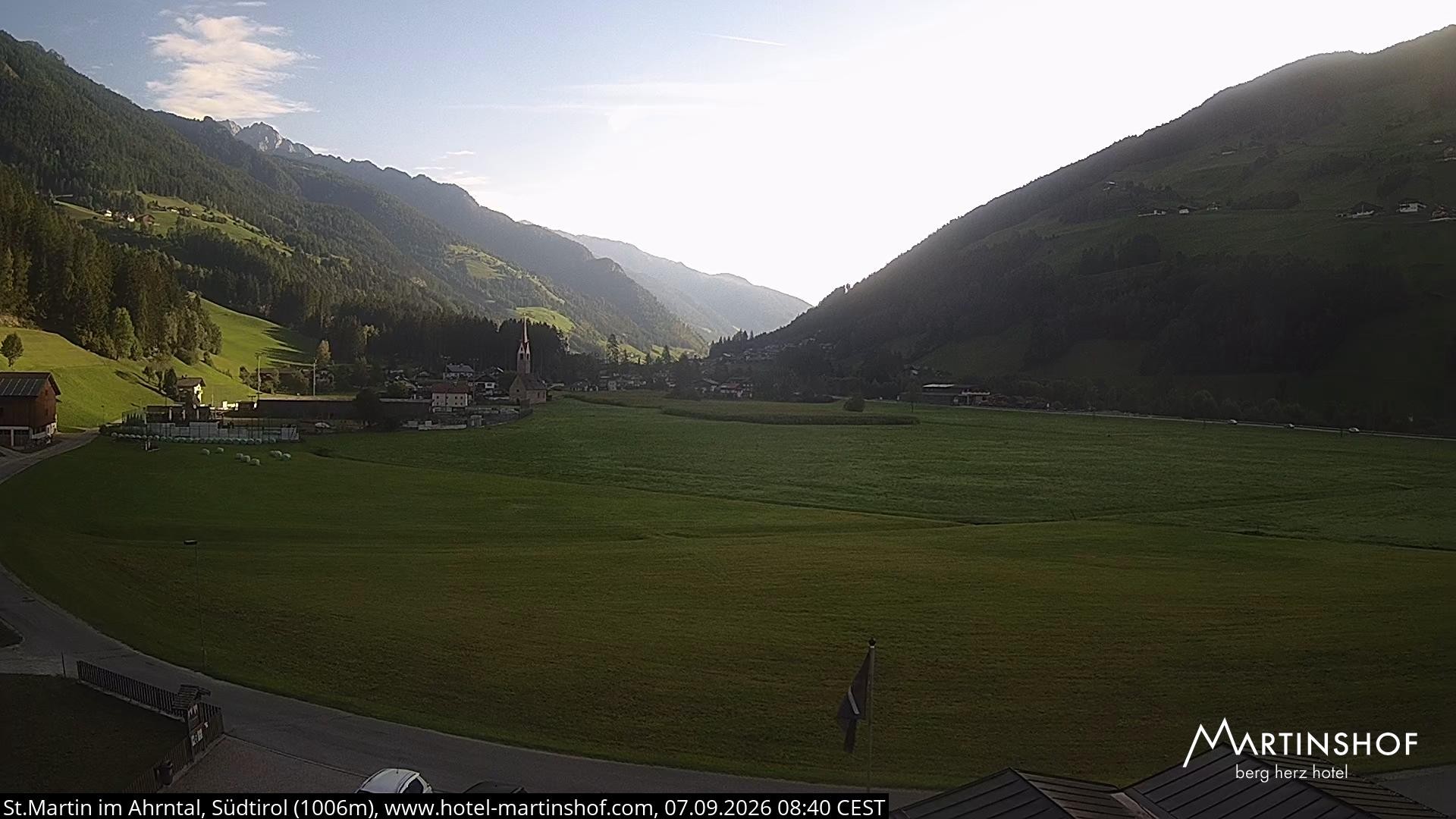 Archiv Foto Webcam Hotel Martinshof - St. Martin im Ahrntal