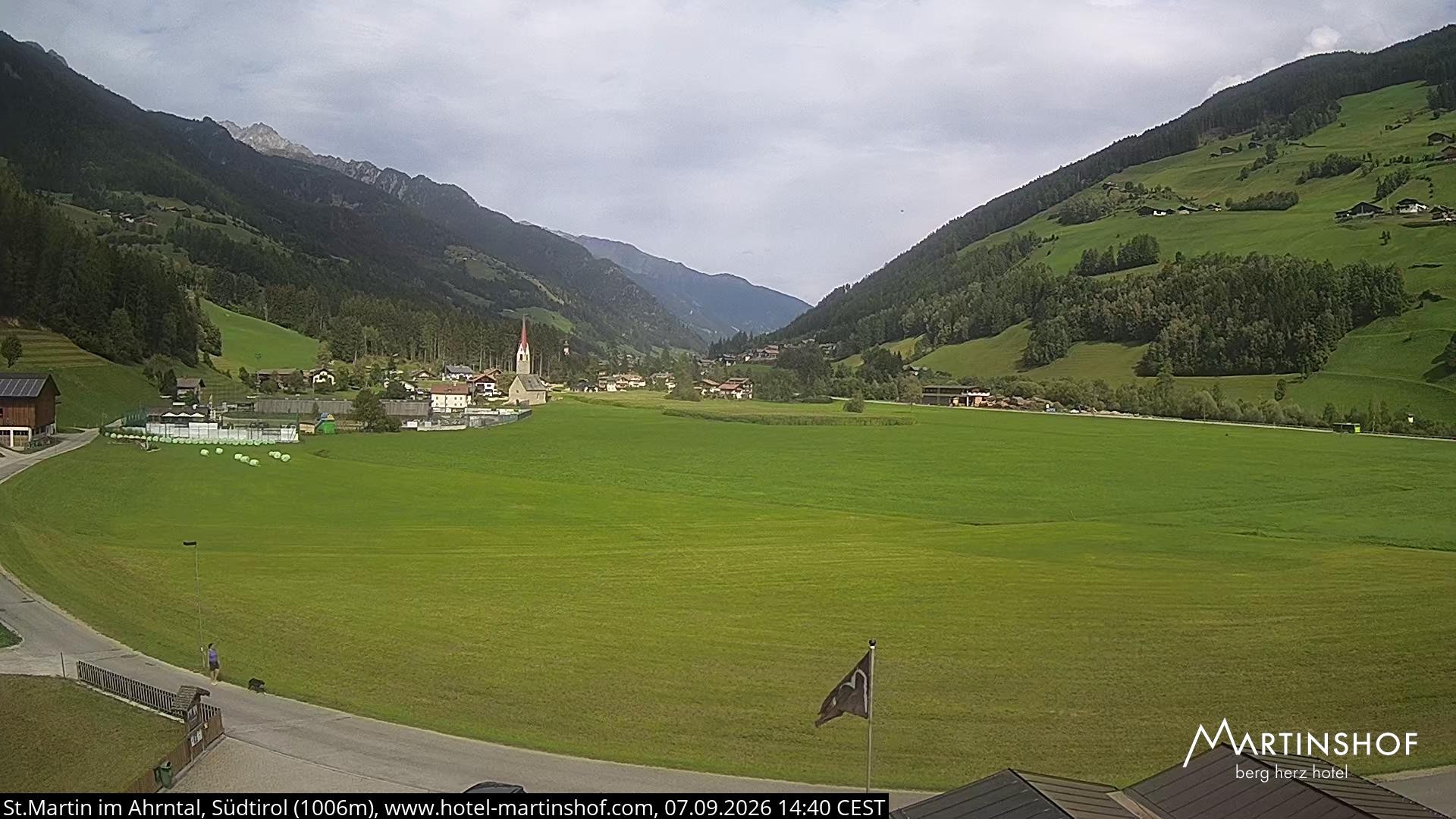 Archiv Foto Webcam Hotel Martinshof - St. Martin im Ahrntal
