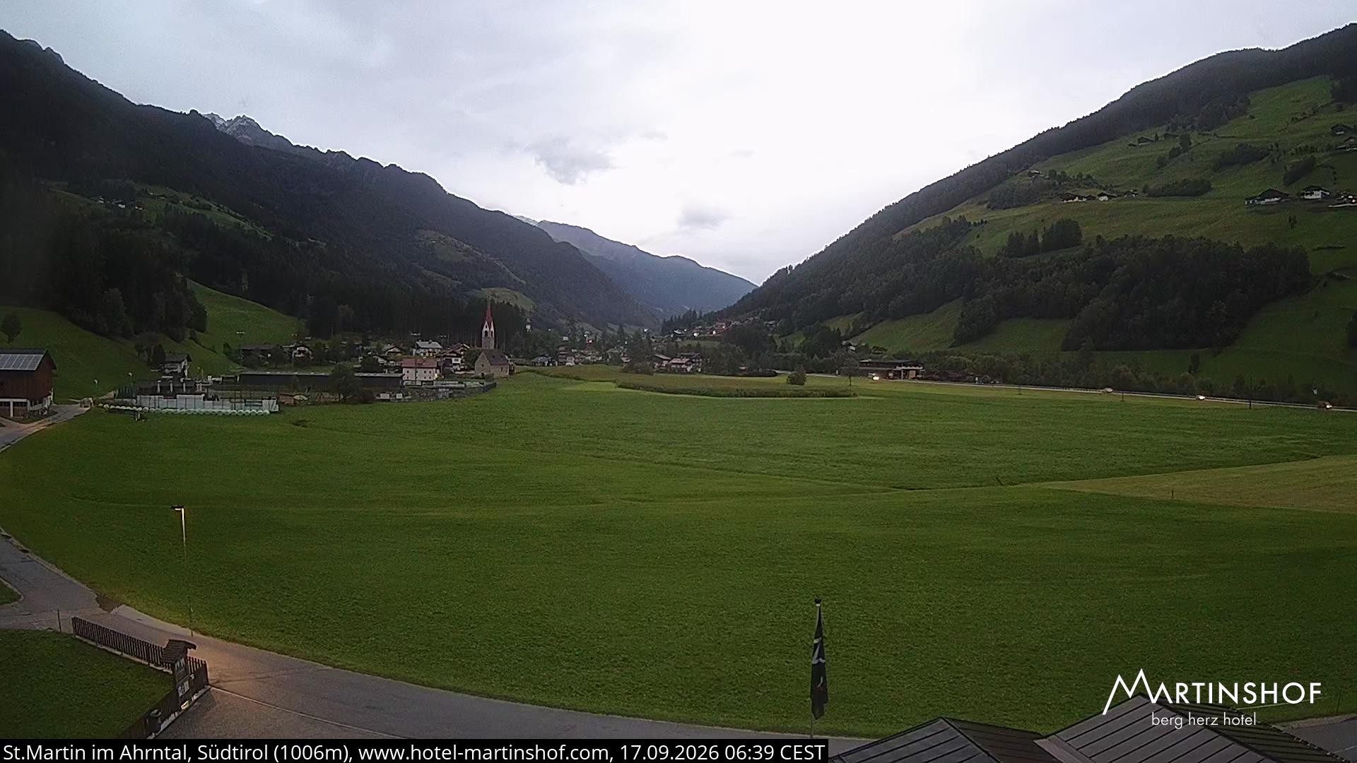Archiv Foto Webcam Hotel Martinshof - St. Martin im Ahrntal