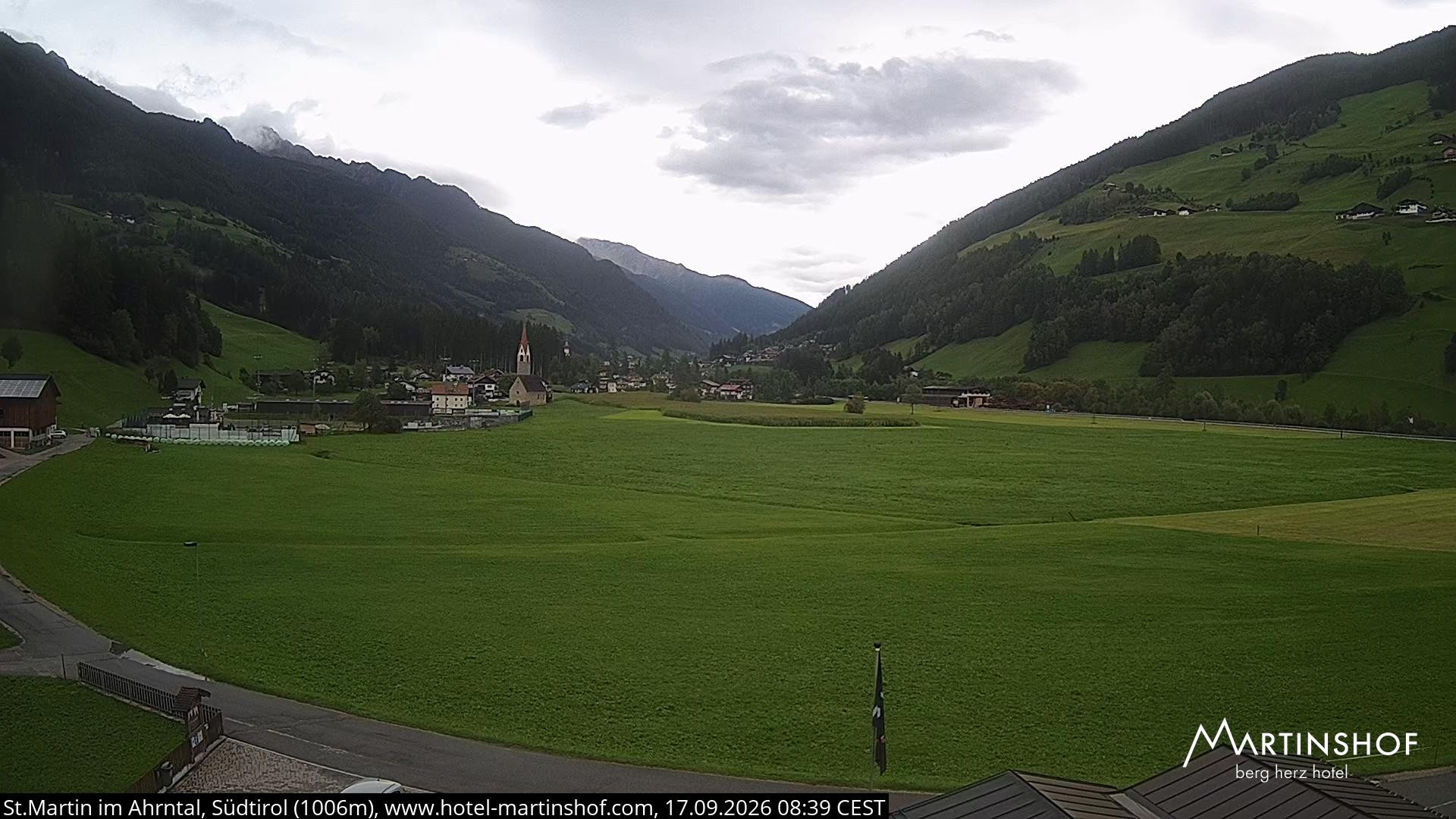 Archiv Foto Webcam Hotel Martinshof - St. Martin im Ahrntal