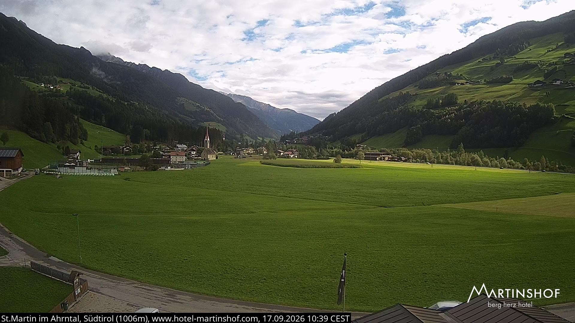 Archiv Foto Webcam Hotel Martinshof - St. Martin im Ahrntal