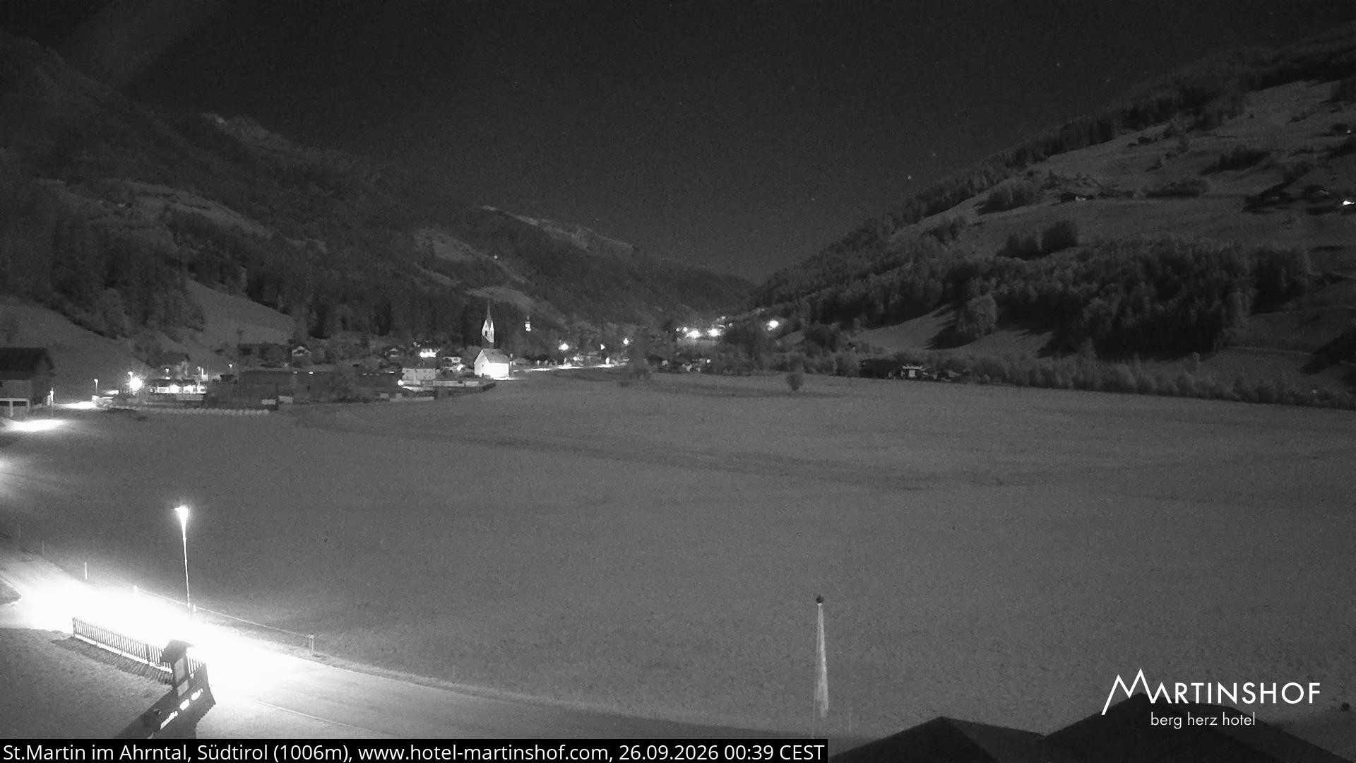 Archiv Foto Webcam Hotel Martinshof - St. Martin im Ahrntal