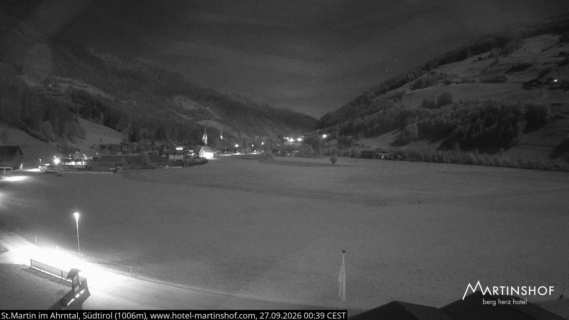 Archiv Foto Webcam Hotel Martinshof - St. Martin im Ahrntal