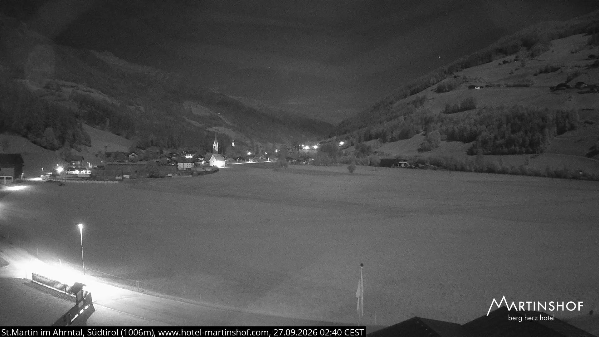Archiv Foto Webcam Hotel Martinshof - St. Martin im Ahrntal