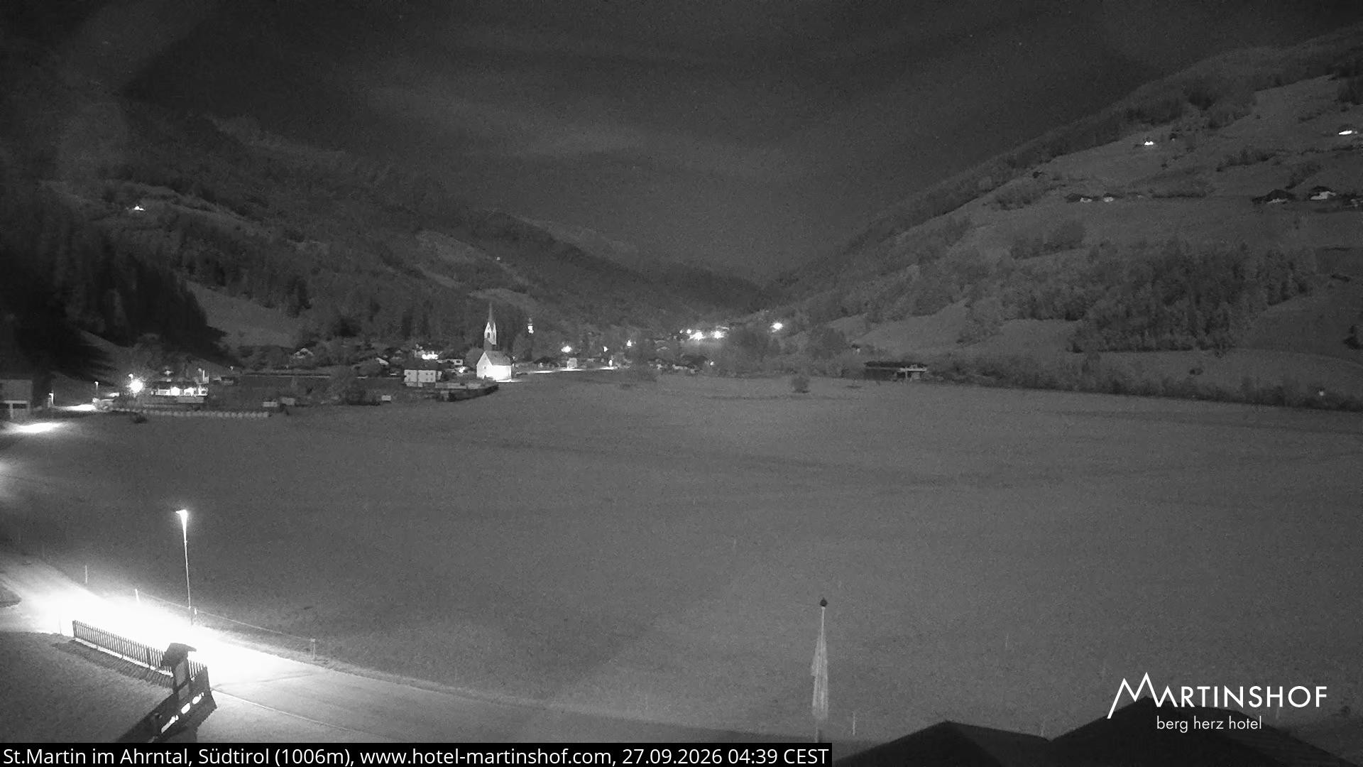 Archiv Foto Webcam Hotel Martinshof - St. Martin im Ahrntal