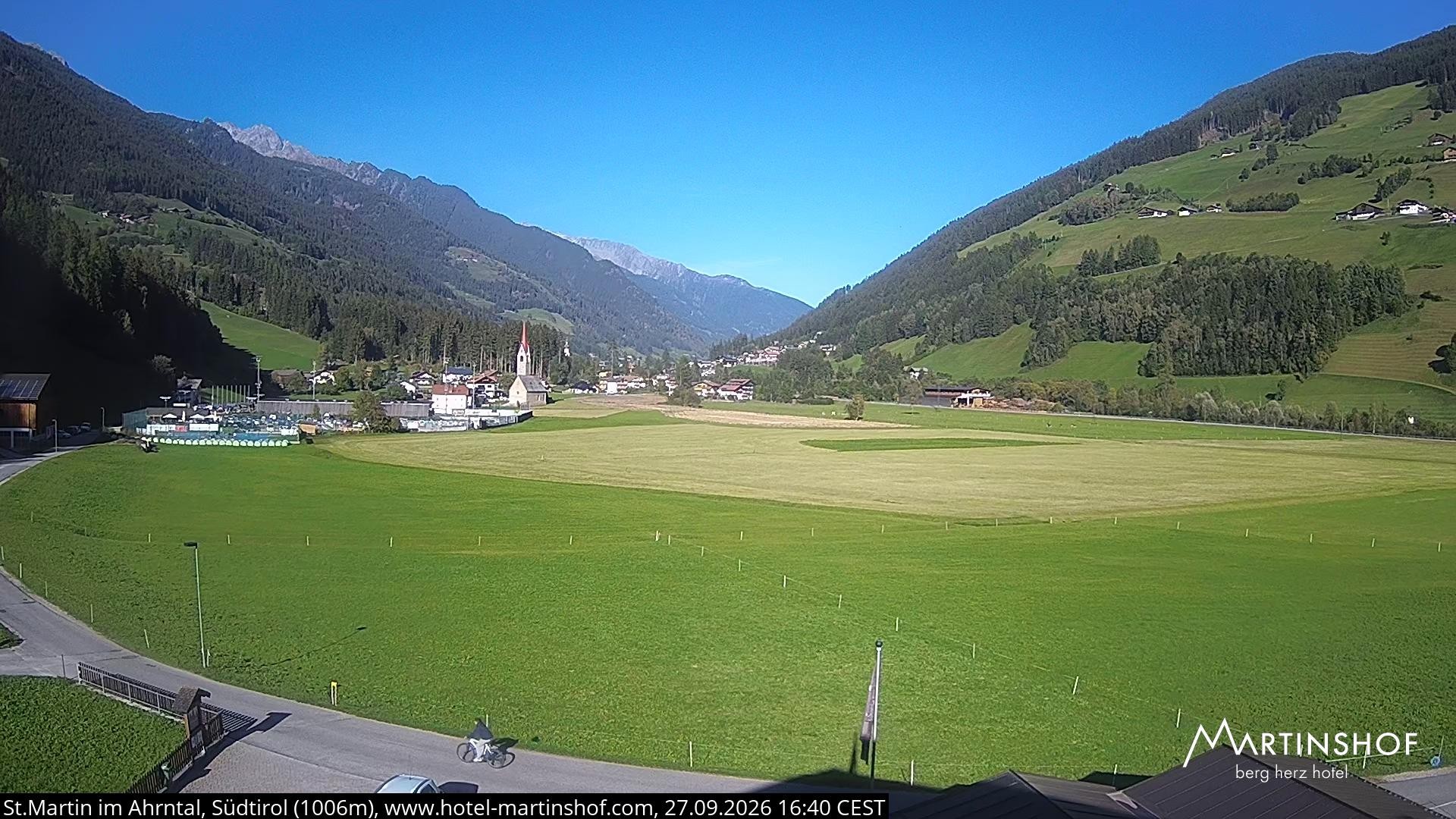 Archiv Foto Webcam Hotel Martinshof - St. Martin im Ahrntal