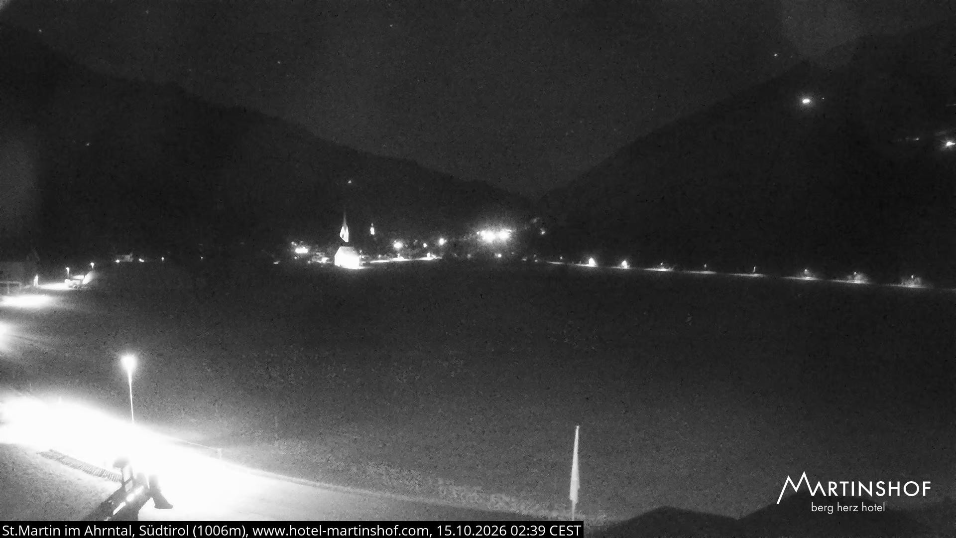Archived image Webcam Hotel Martinshof - St. Martin - South Tyrol