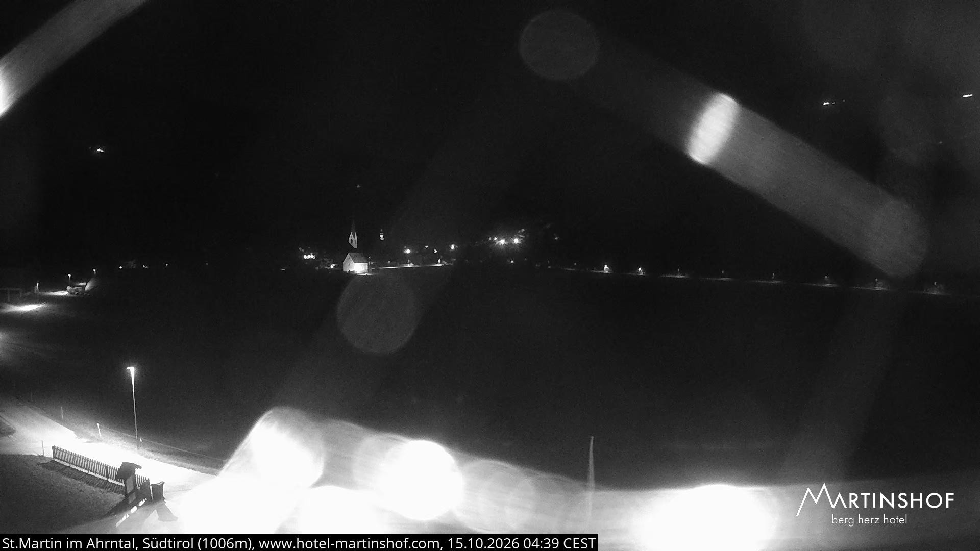 Archived image Webcam Hotel Martinshof - St. Martin - South Tyrol