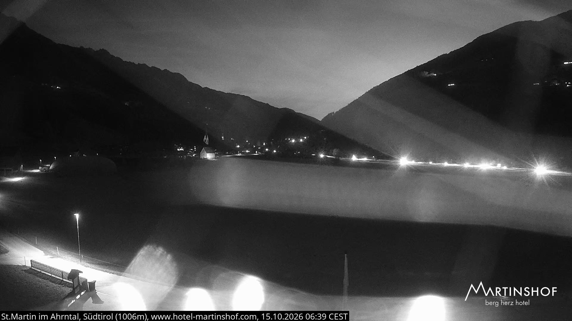 Archived image Webcam Hotel Martinshof - St. Martin - South Tyrol