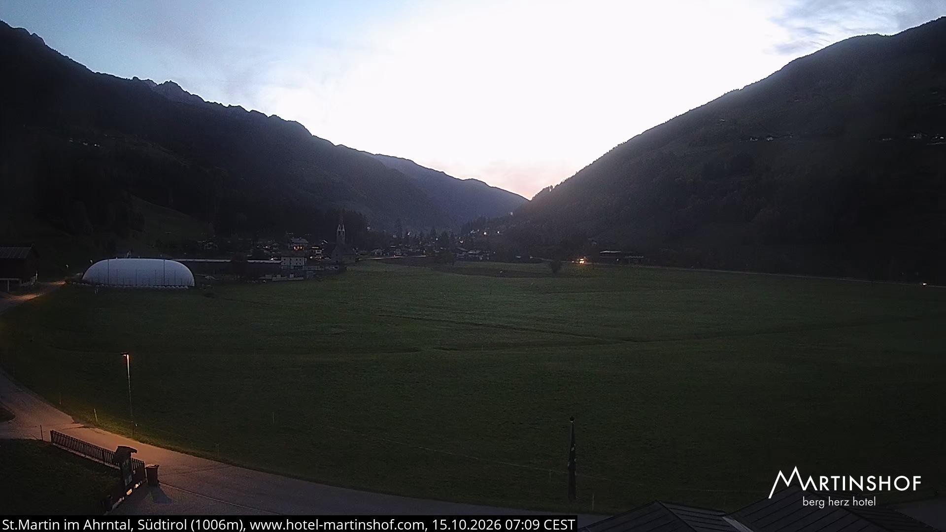 Archived image Webcam Hotel Martinshof - St. Martin - South Tyrol