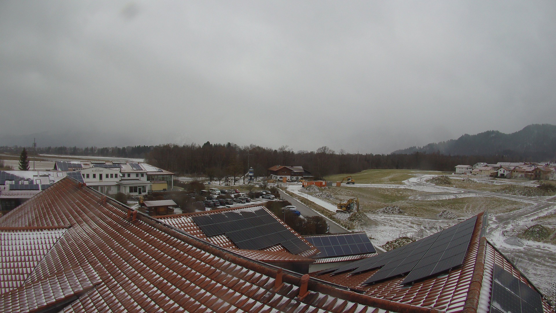 Archiv Foto Webcam Füssen: Ausblick vom Hotel Sommer