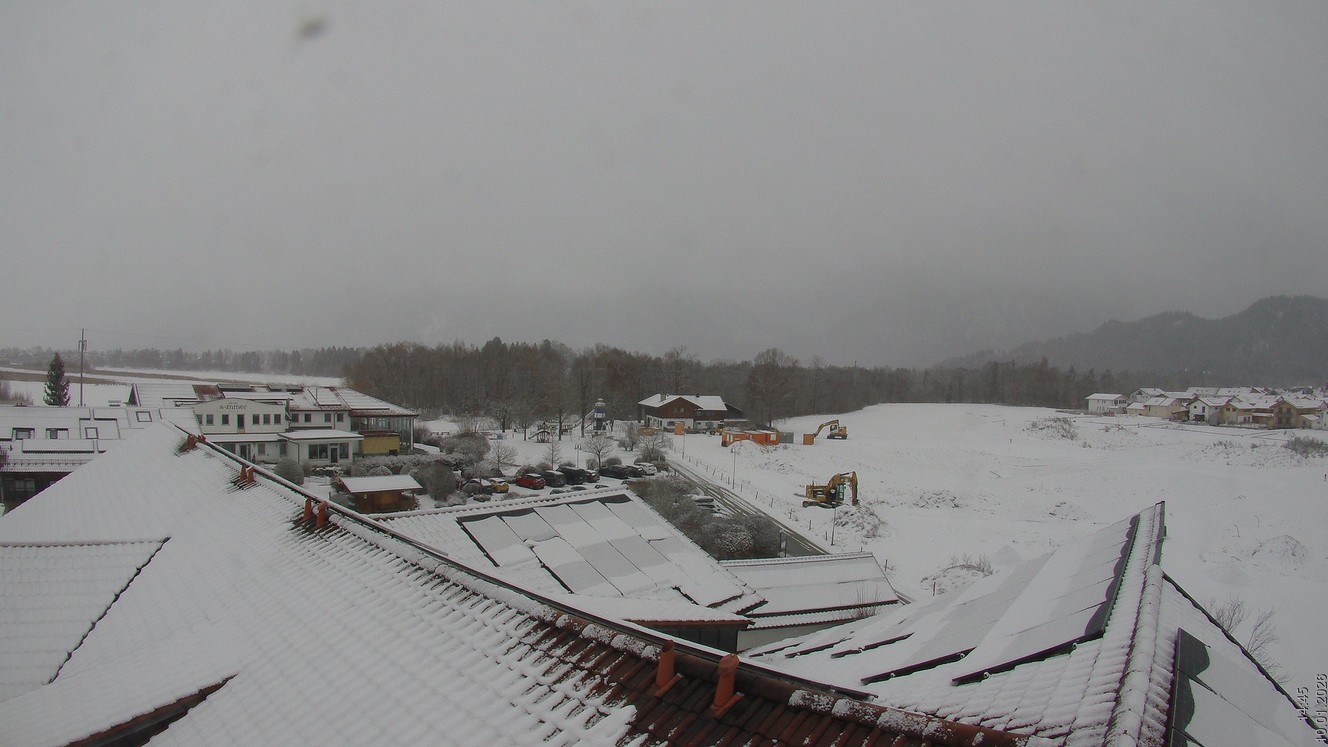 Archiv Foto Webcam Füssen: Ausblick vom Hotel Sommer