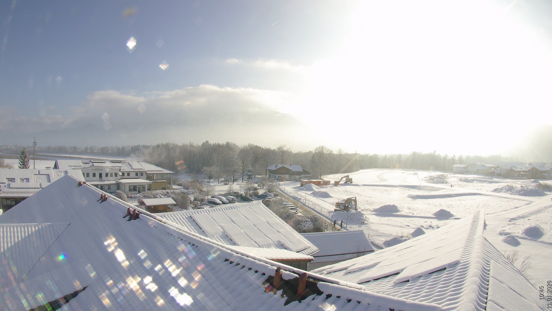 Archiv Foto Webcam Füssen: Ausblick vom Hotel Sommer
