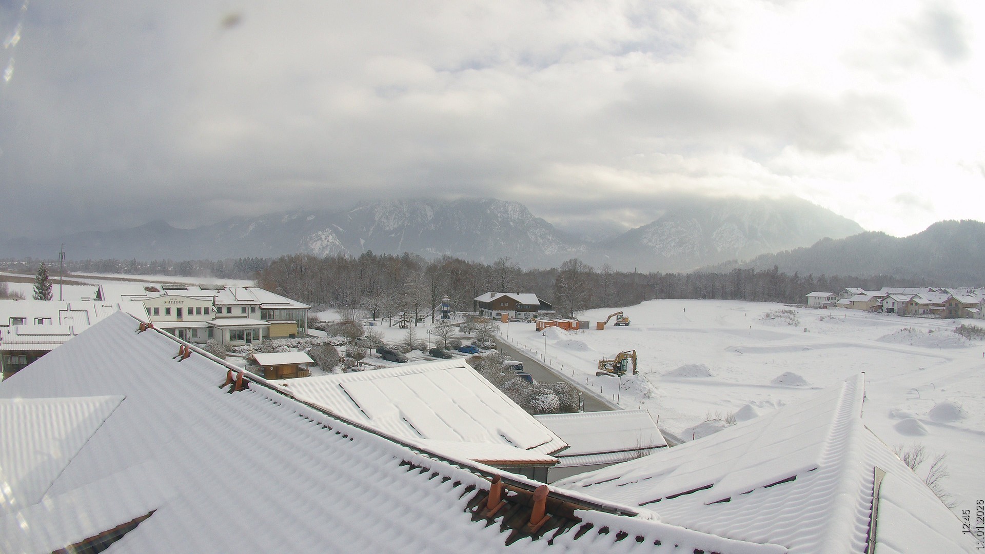 Archiv Foto Webcam Füssen: Ausblick vom Hotel Sommer