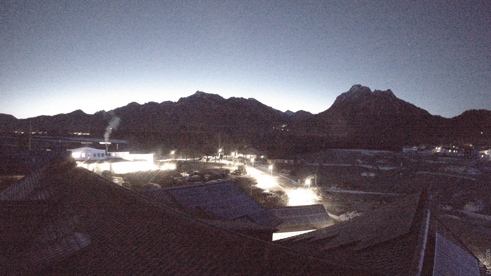 Archived image Webcam View from the Hotel Sommer (Allgäu)