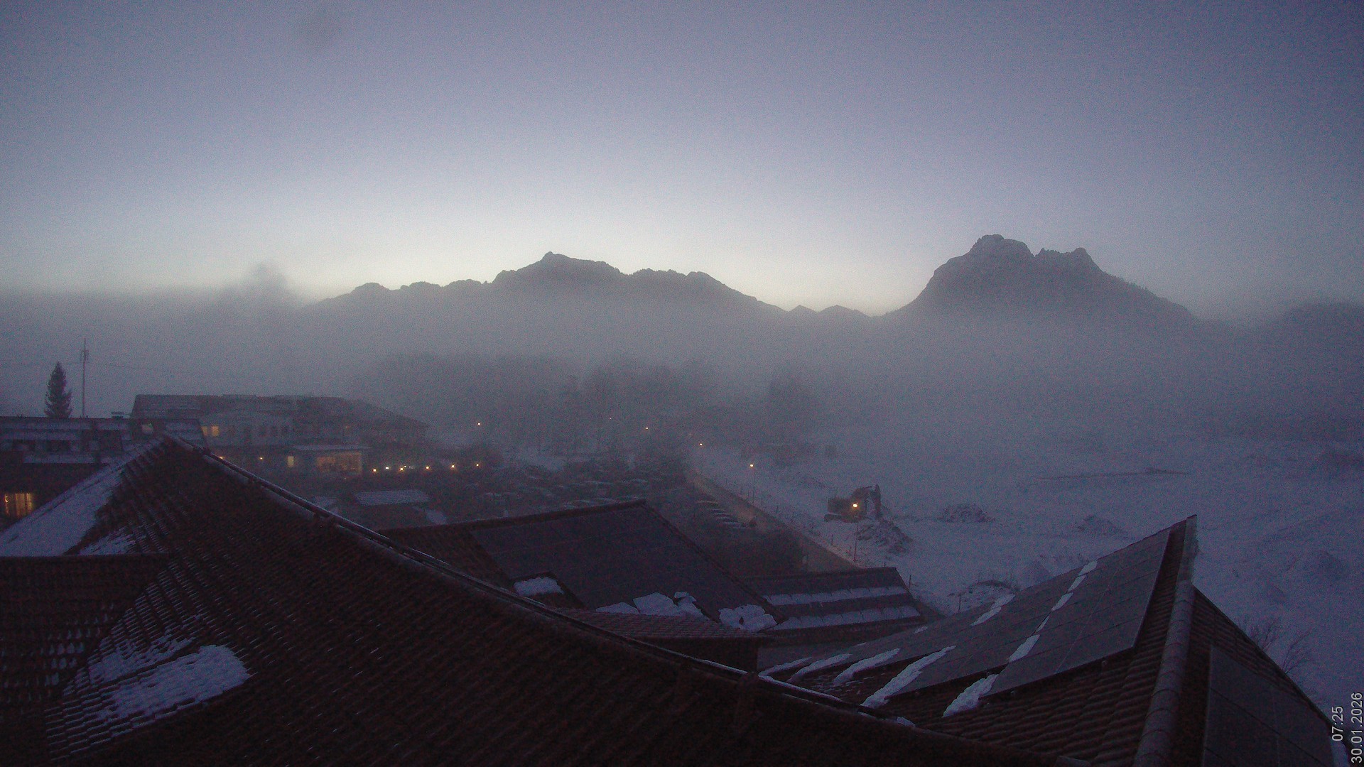 Archiv Foto Webcam Füssen: Ausblick vom Hotel Sommer