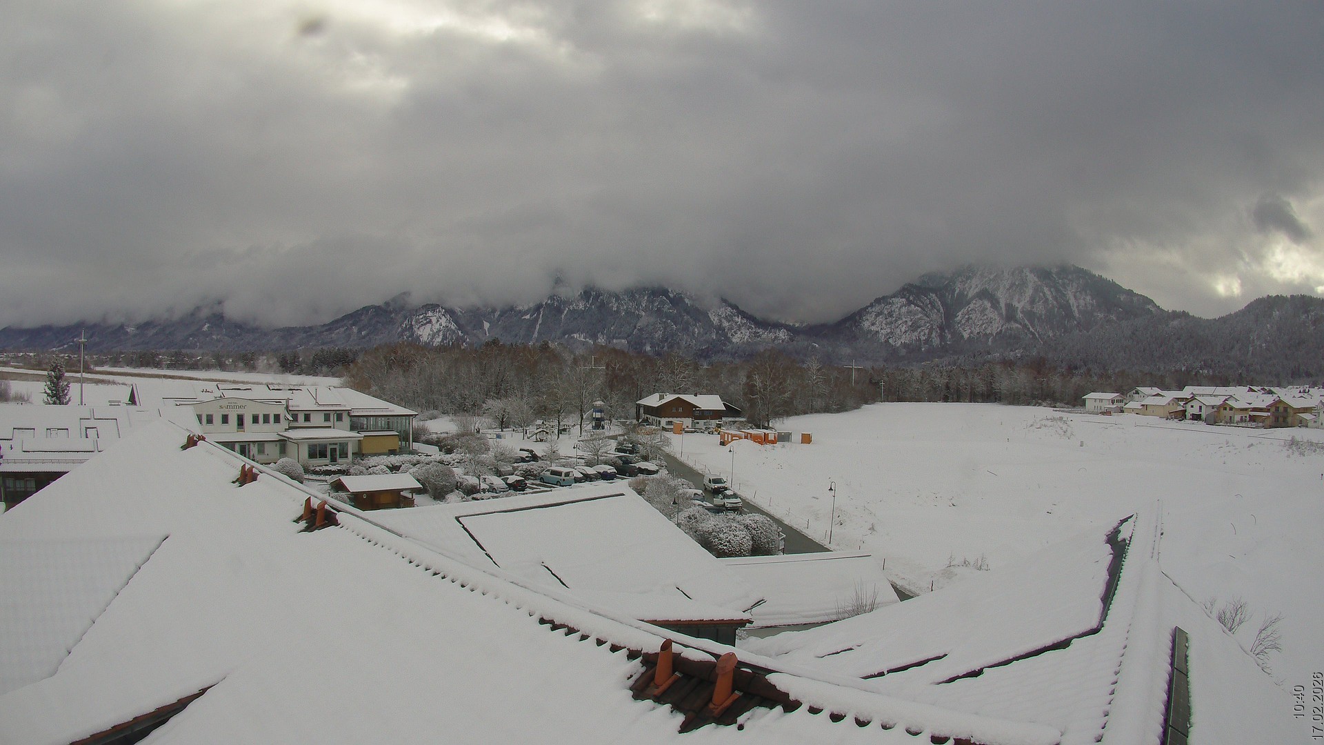 Archiv Foto Webcam Füssen: Ausblick vom Hotel Sommer