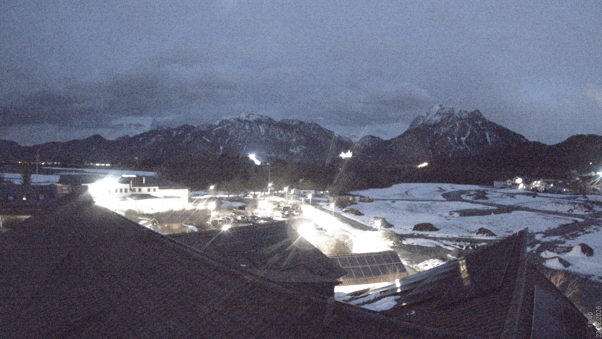 Archiv Foto Webcam Füssen: Ausblick vom Hotel Sommer