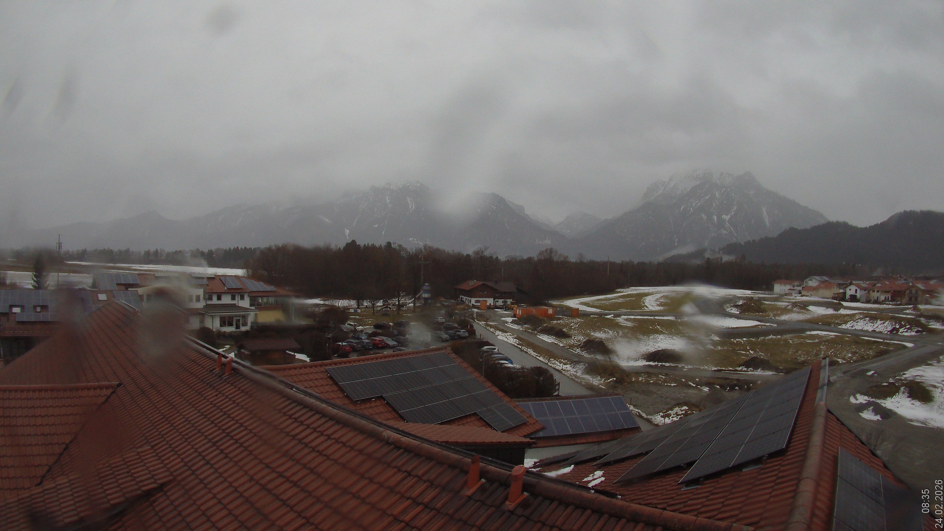 Archived image Webcam View from the Hotel Sommer (Allgäu)
