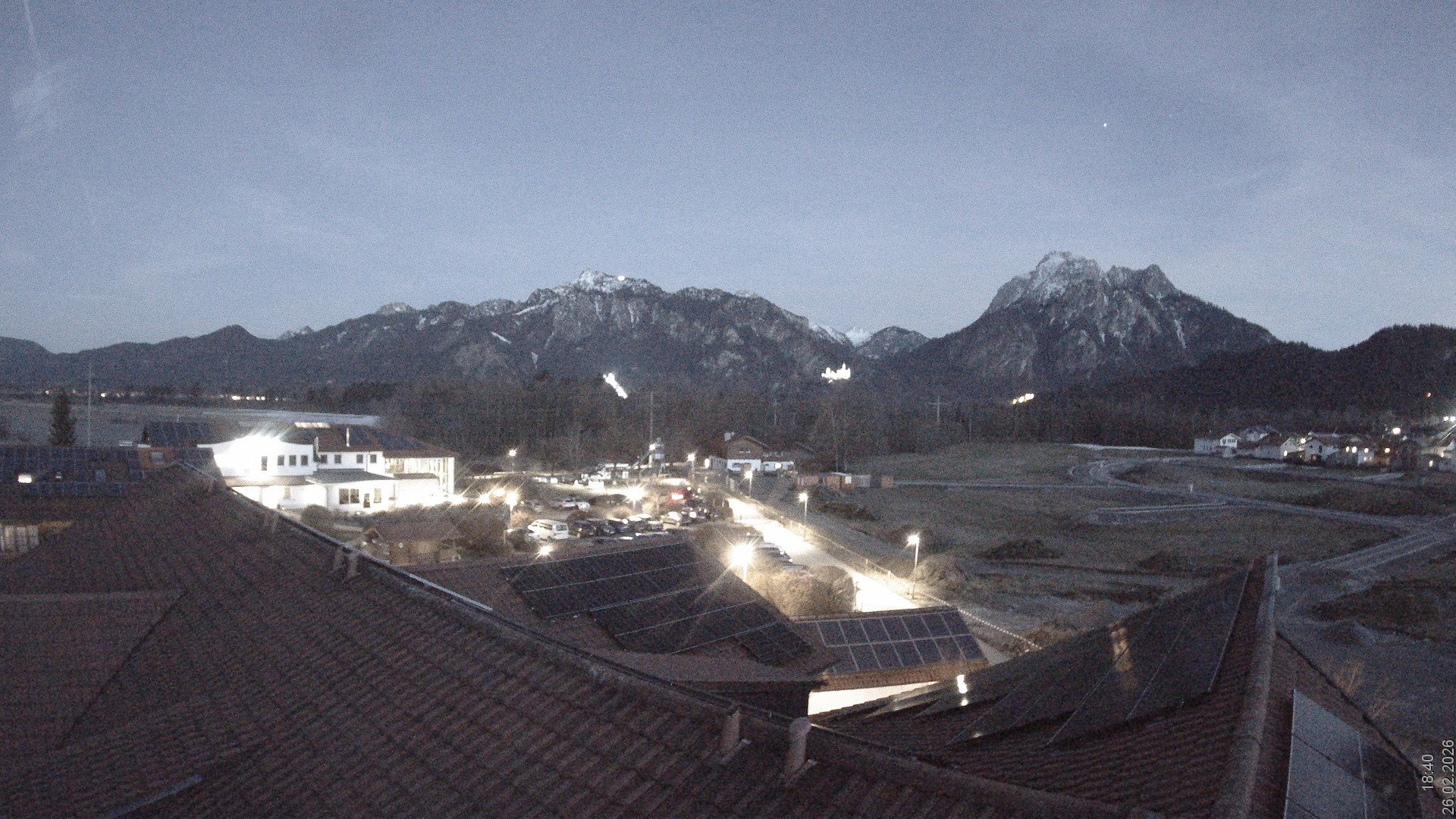 Archived image Webcam View from the Hotel Sommer (Allgäu)