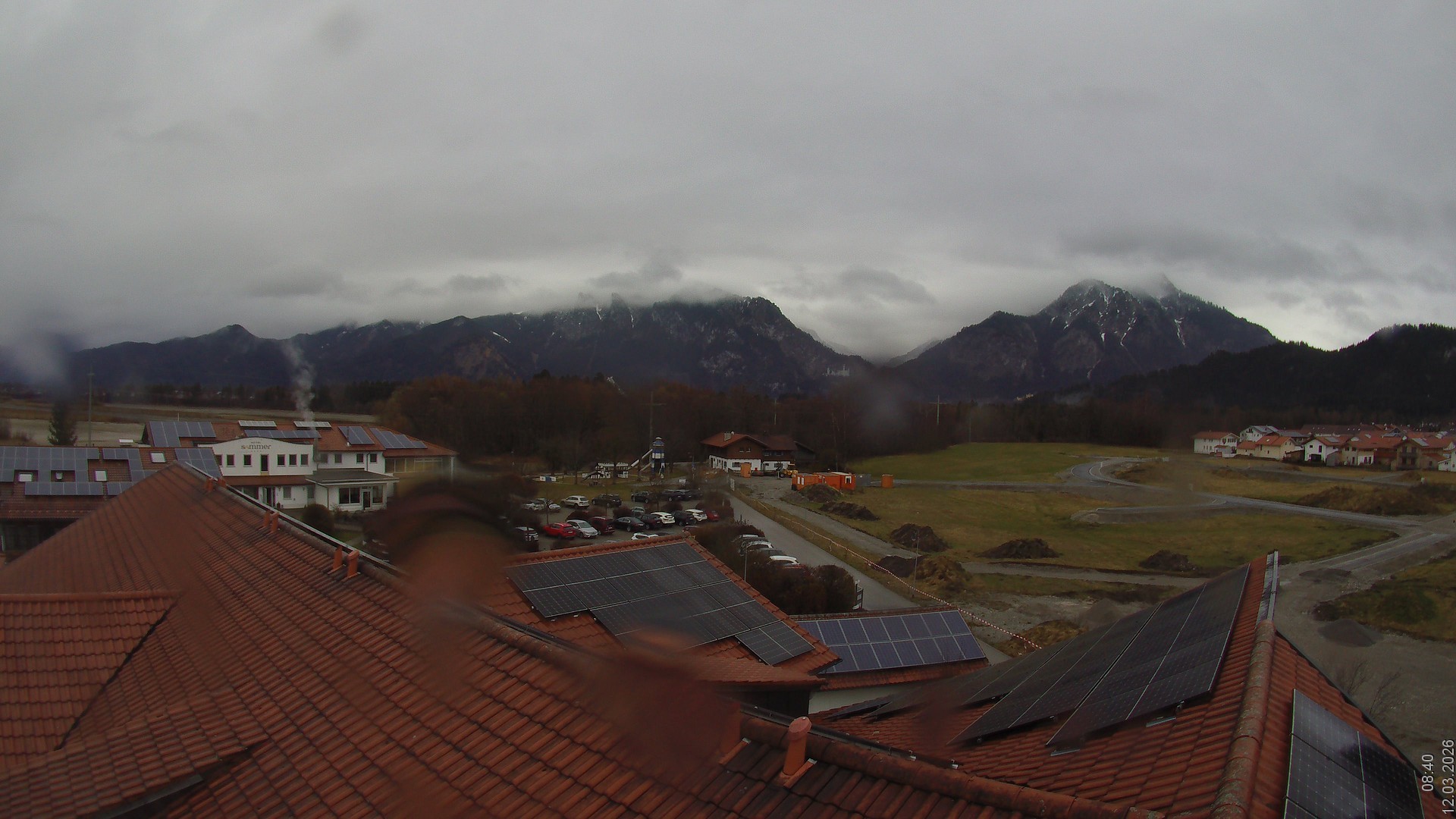Archived image Webcam View from the Hotel Sommer (Allgäu)