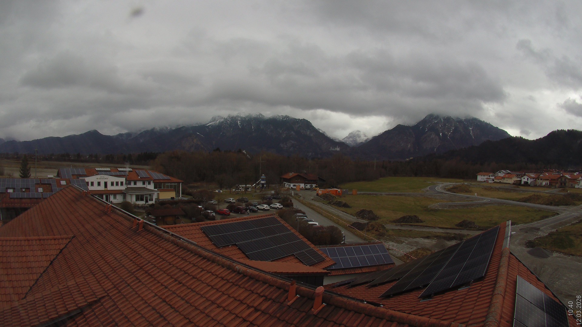 Archived image Webcam View from the Hotel Sommer (Allgäu)