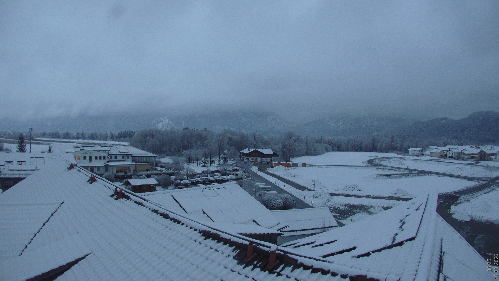 Archiv Foto Webcam Füssen: Ausblick vom Hotel Sommer