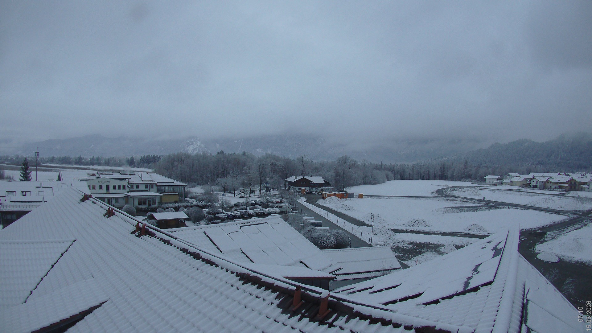 Archiv Foto Webcam Füssen: Ausblick vom Hotel Sommer