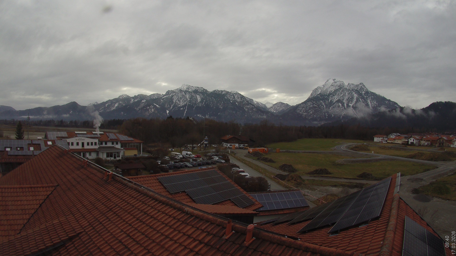 Archiv Foto Webcam Füssen: Ausblick vom Hotel Sommer