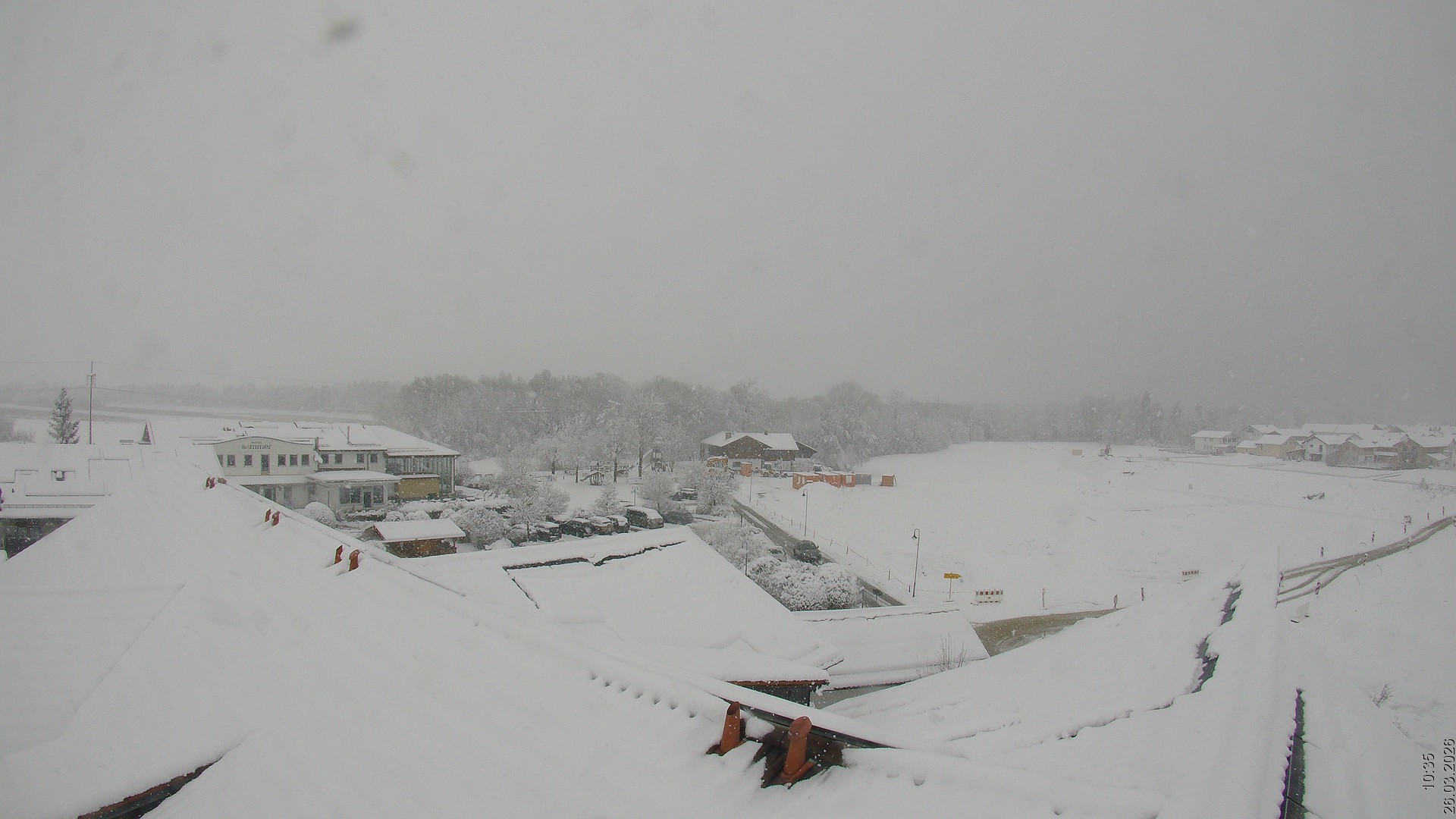 Archiv Foto Webcam Füssen: Ausblick vom Hotel Sommer