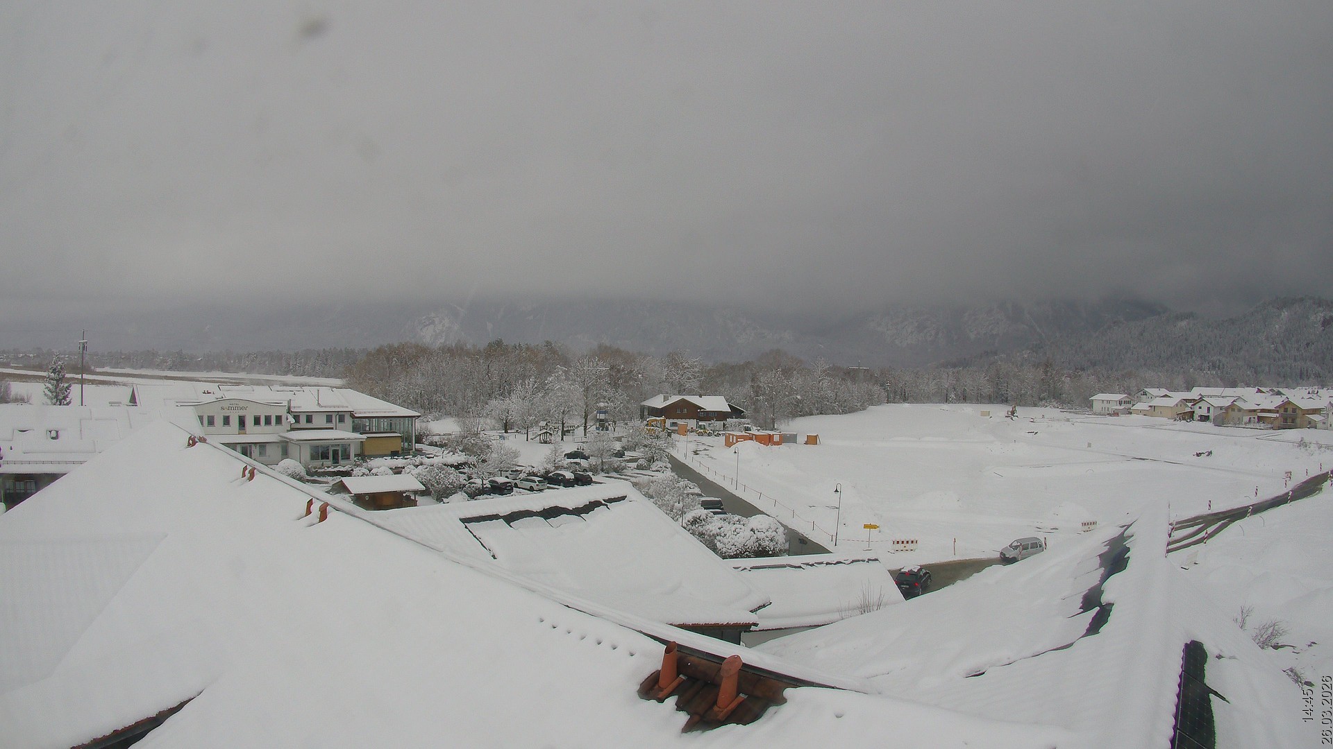 Archiv Foto Webcam Füssen: Ausblick vom Hotel Sommer